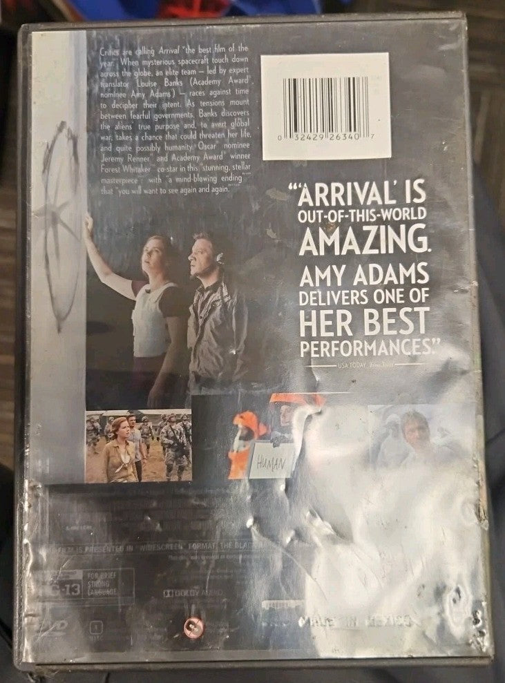 Arrival (DVD, 2016) Tested