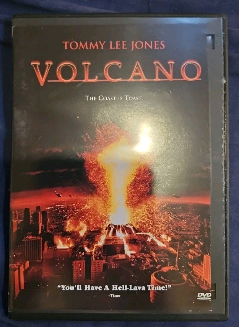 Volcano (DVD, 1997) Slimcase. Cropped Sleeve.