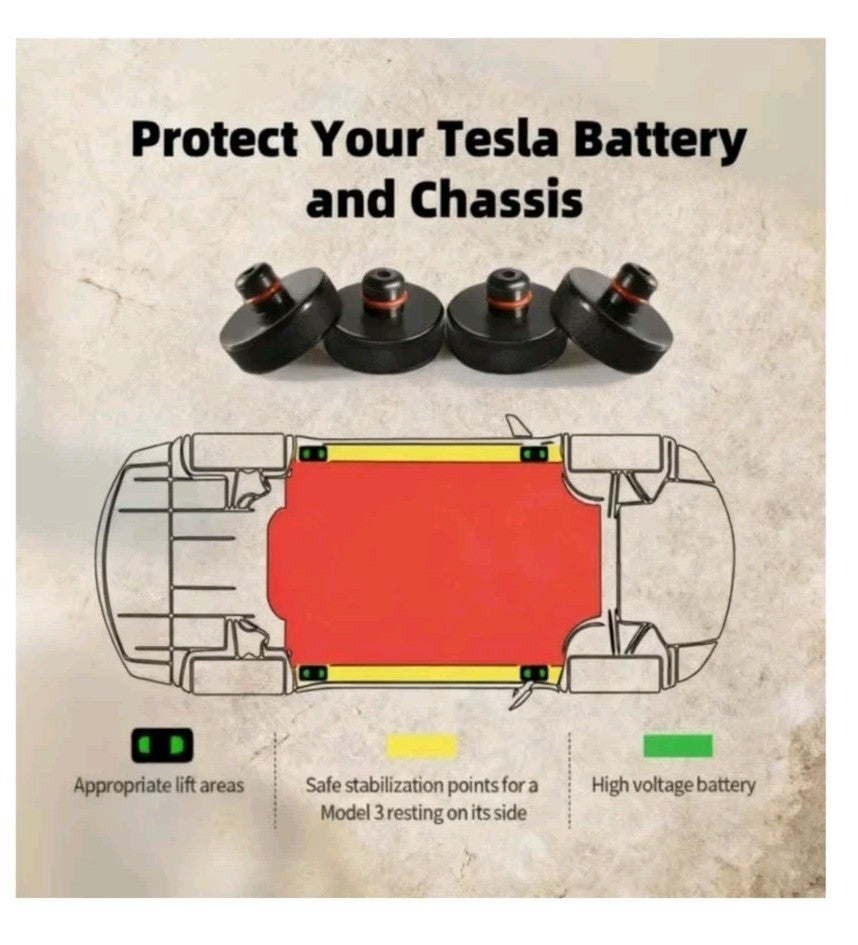 Chirano Lifting Jack Pads W/ Carrying Case