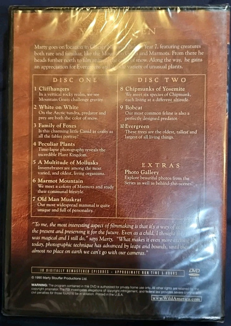 Wild America: Seasons 1, 2, 4,5,6,7 (DVD, 2009, 6-Disc Set, Collectors)