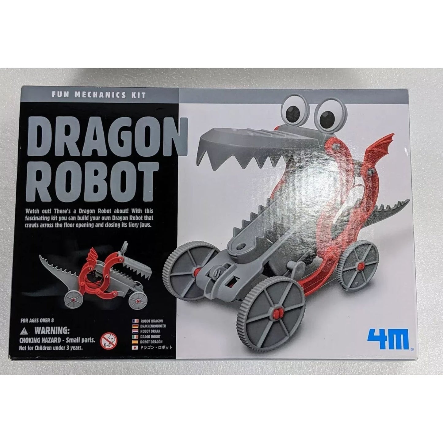 4M, Dragon Robot, STEM toy project  Fun Mechanics Kit -Factory Sealed