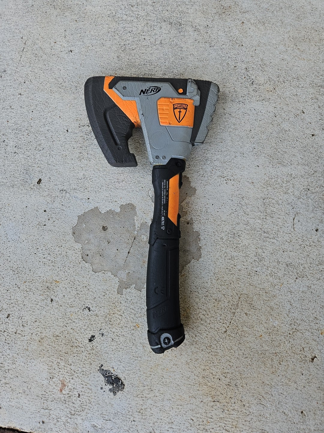 Nerf N-Force Klaw Hatchet foam battle throwing Axe Hasbro 2009 Cosplay 14" toy