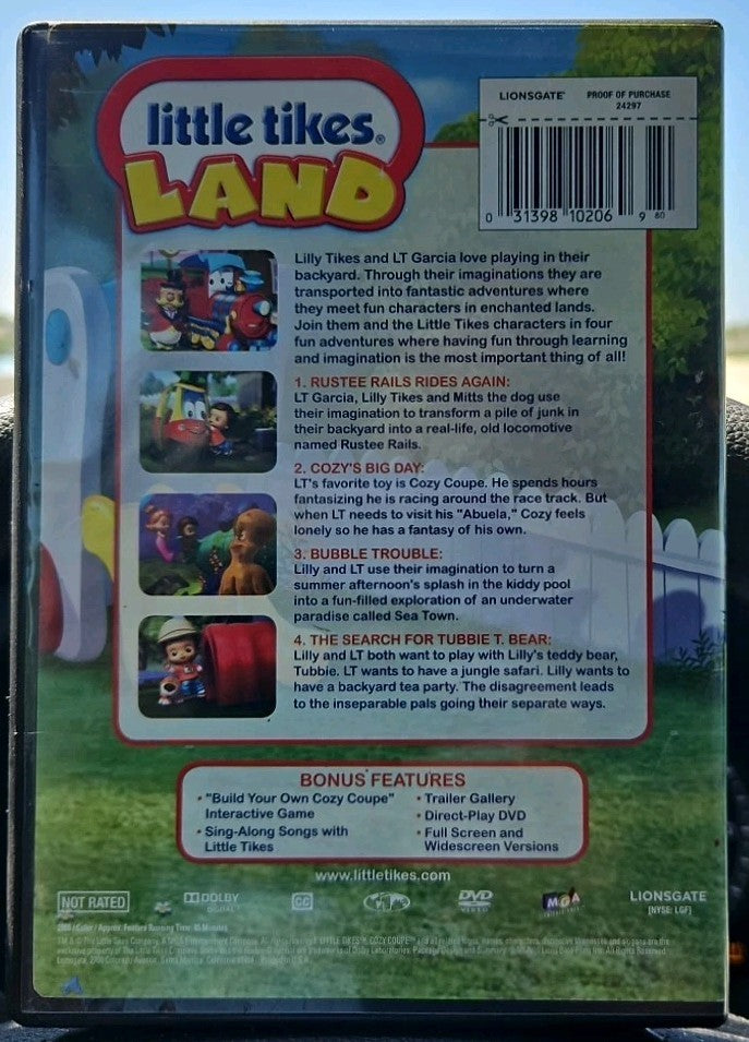 Little Tikes Land (DVD, 2008) New Sealed