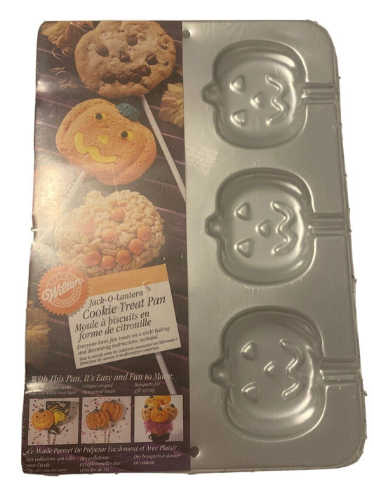 NEW Wilton1995 Jack-o-lantern Pumpkin Cookie Treat Sucker Pan