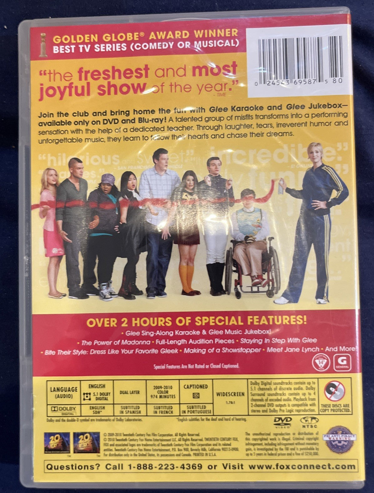 Glee: The Complete First Season (DVD, 2010, 7-Disc Set)