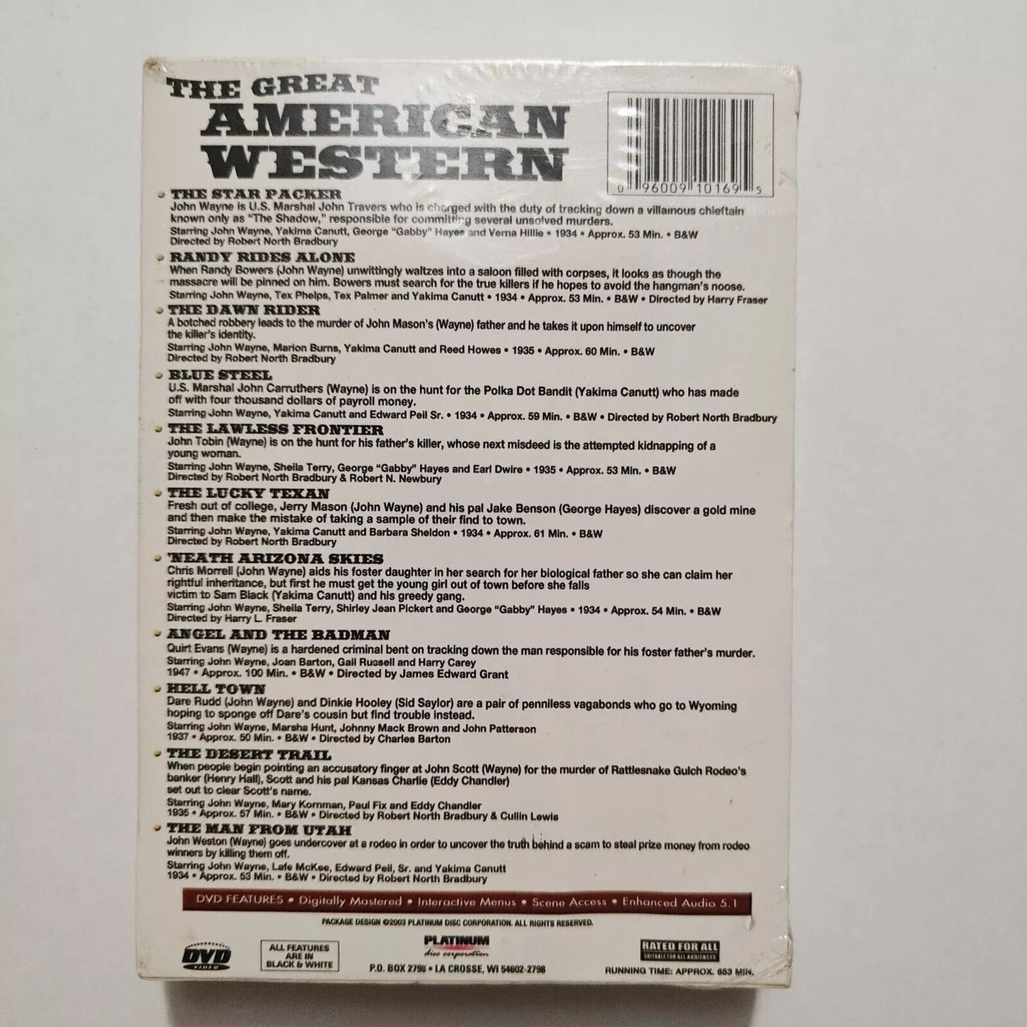 John Wayne 11 Films Boxed Set (DVD) Brand New Sealed