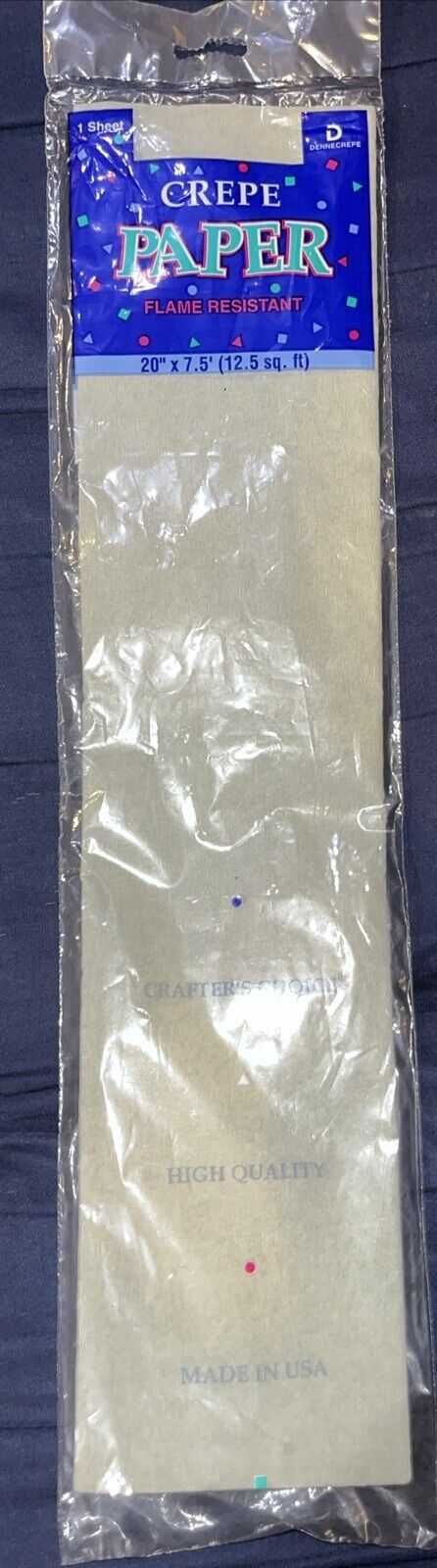 Crepe Paper Gray 20” x 7.5”