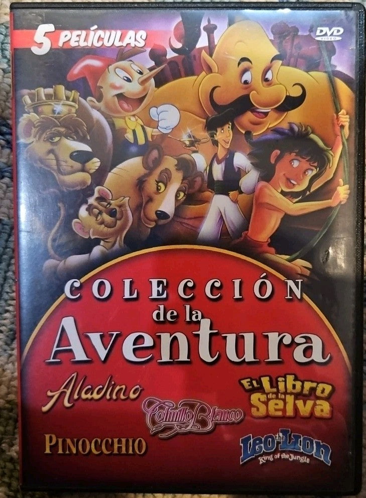 Coleccion De La Adventura 5 Movie Set (DVD) New Sealed