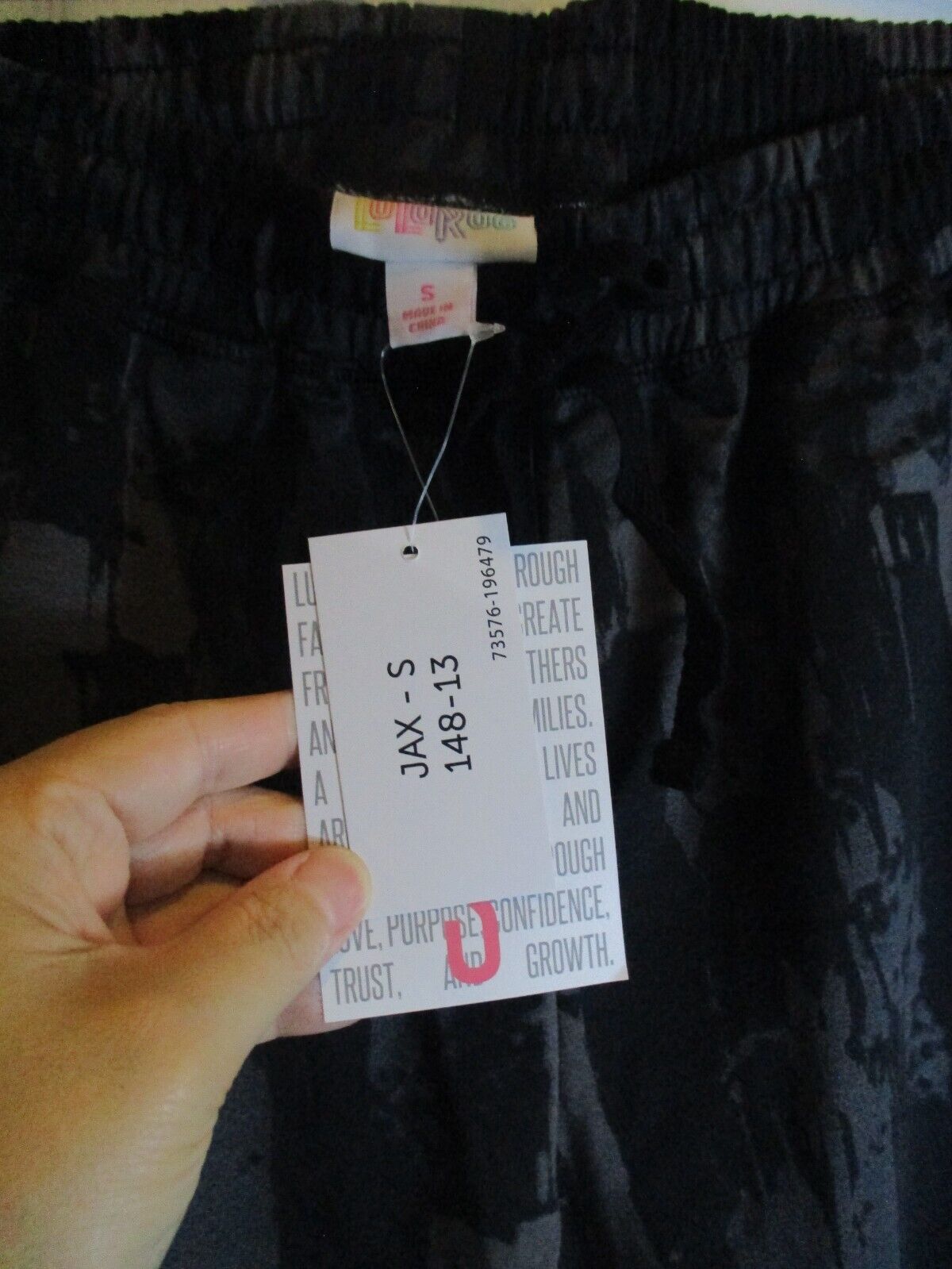 LuLaRoe NWT Black and Charcoal Jax Small Brand New