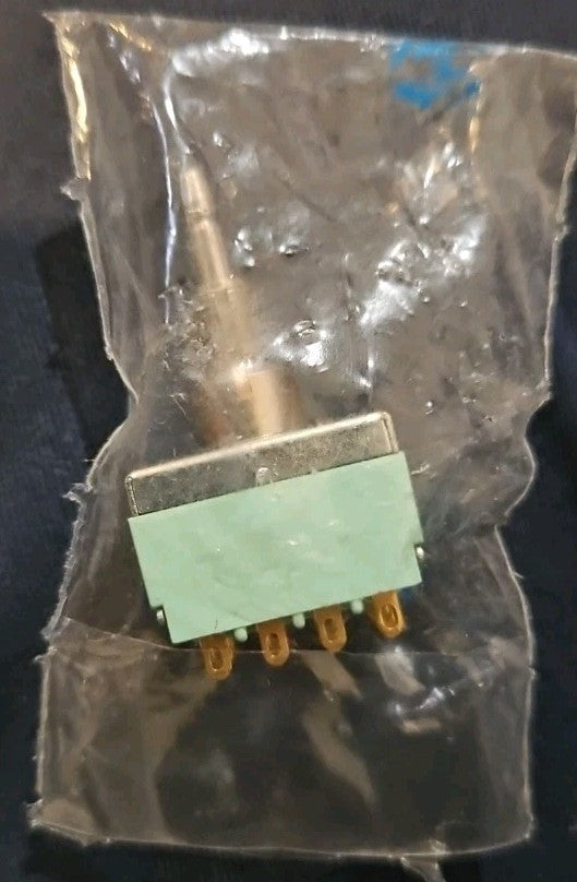 Alcoswitch MTE406N, 4PDT ON-ON, Sealed Mini Toggle Switch 6A@125V, 4A@28V DC