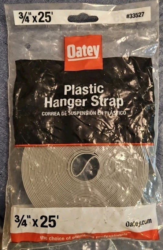 3/4 in. x 25 ft. Plastic Pipe Hanger Strap