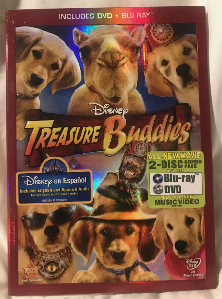 Treasure Buddies (Blu-ray/DVD, 2012, 2-Disc Set, DVD/Blu-ray)