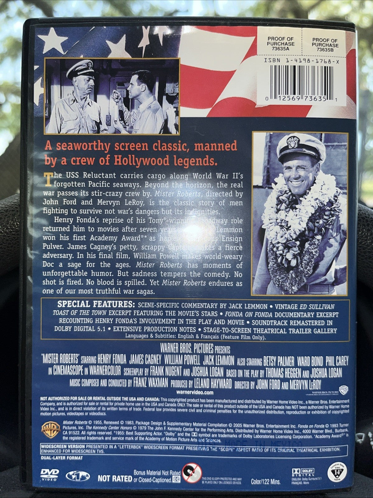 Mister Roberts (DVD, 1955)