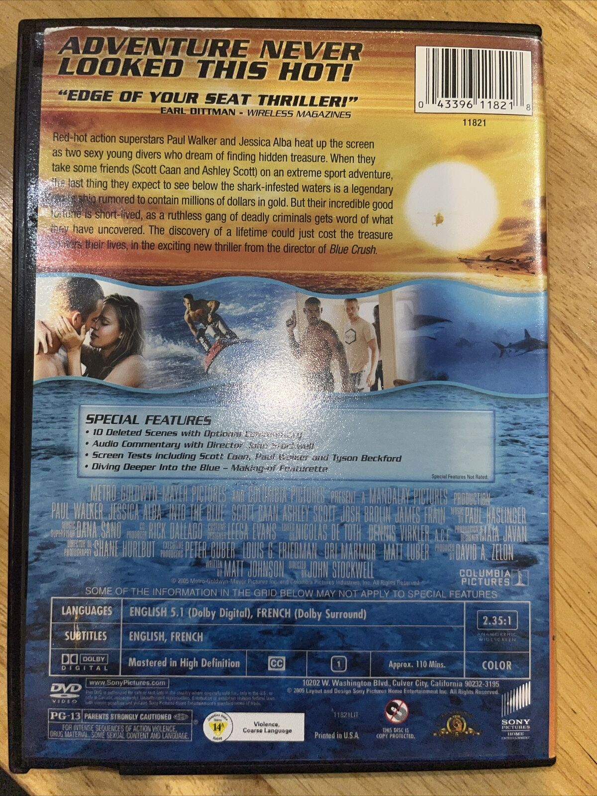 Into The Blue- Widescreen Edition (DVD) DVD