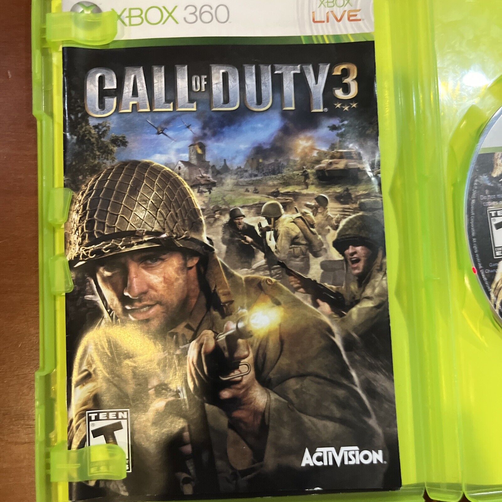 Xbox 360 - Call of Duty 3 - tested, New Case, Cib. Resealed. ￼