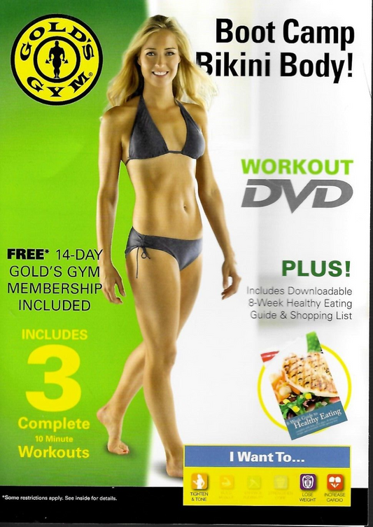 Gold's Gym Boot Camp Bikini Body Workout (DVD)