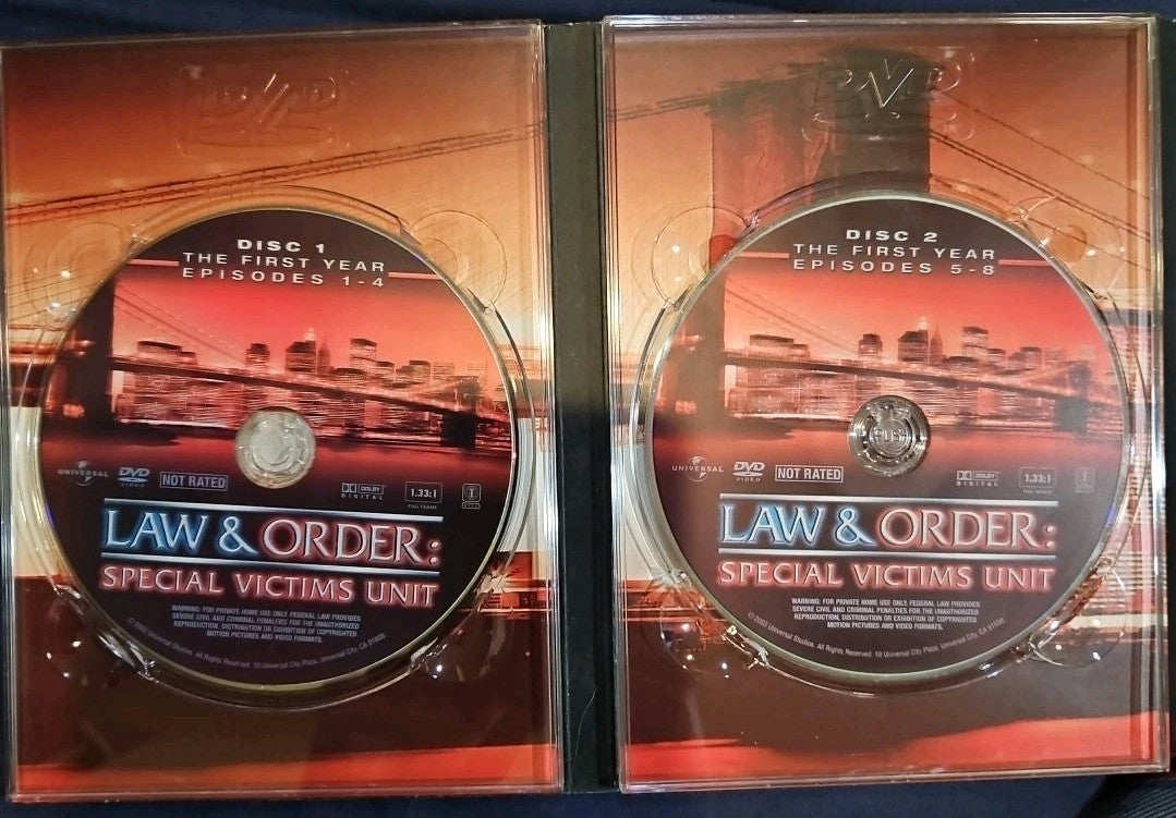 Law & Order-Special Victims Unit: the First Year (DVD, 1999)