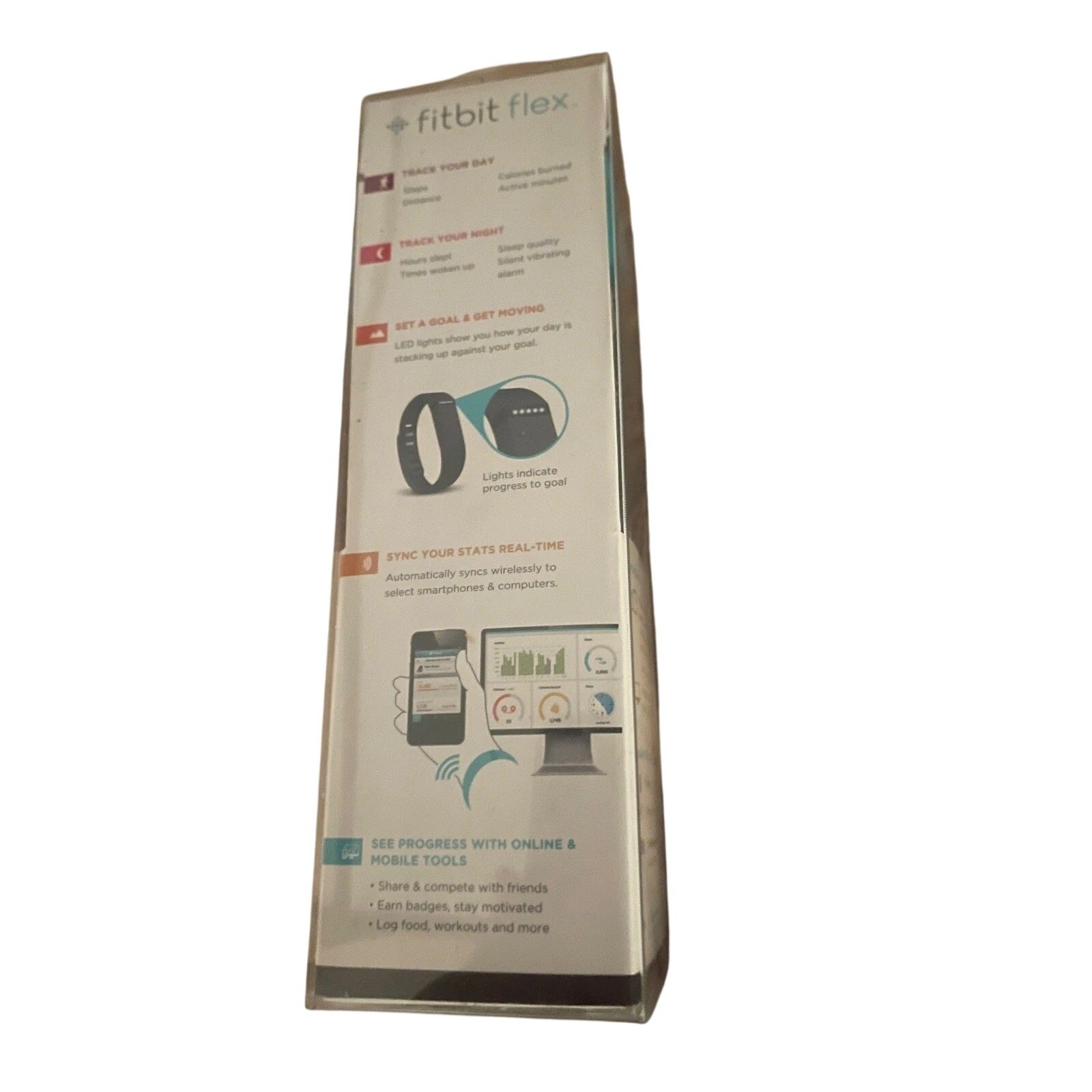 Fitbit Flex Wireless Activity & Sleep Tracker Wristband Black (FB401SL)