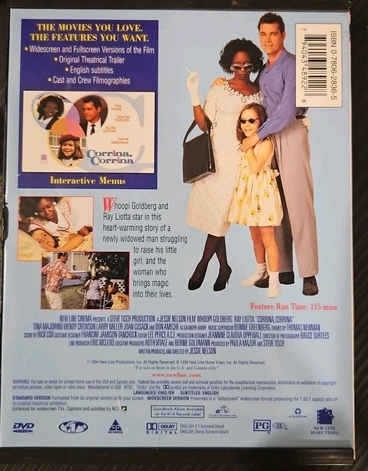 Corrina, Corrina (DVD, 1994)