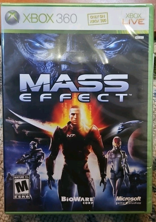 Mass Effect (Microsoft Xbox 360, 2007) Tested. No Scratches. New Case. Resealed