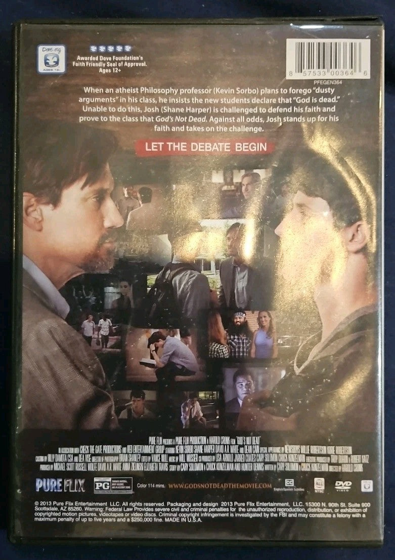 God's Not Dead (DVD, 2014)