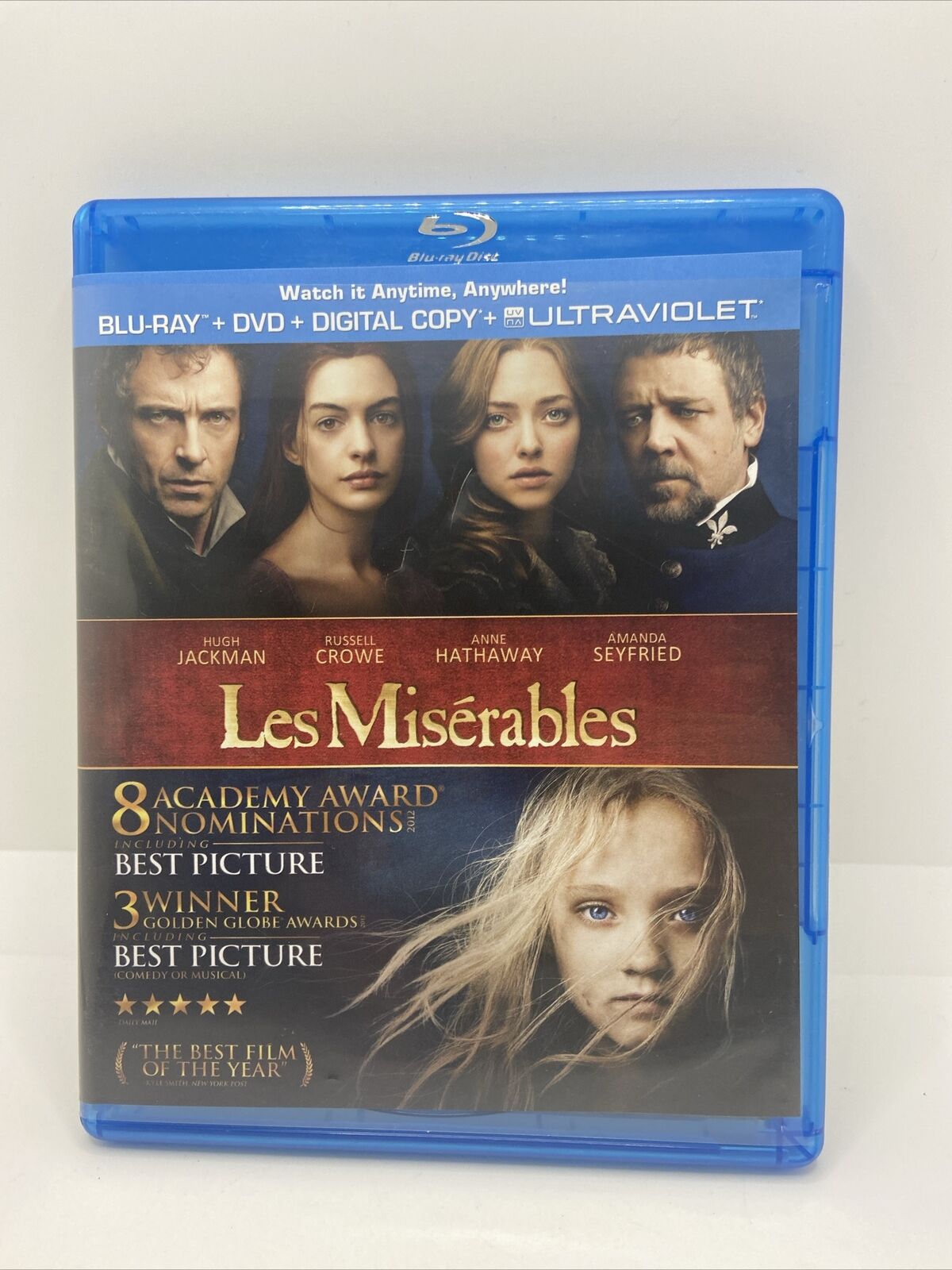 Les Misérables (Blu-ray/DVD, 2013, 2-Disc Set, Includes Digital Copy...