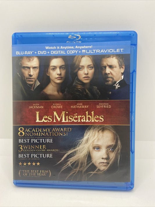 Les Misérables (Blu-ray/DVD, 2013, 2-Disc Set, Includes Digital Copy...