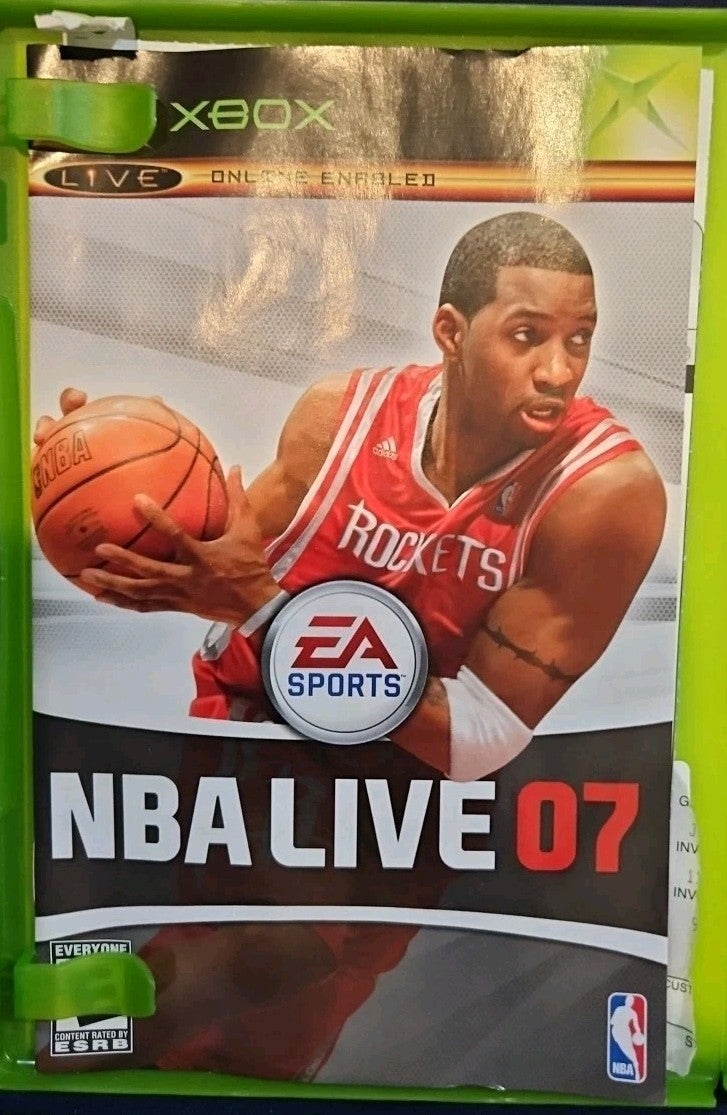 NBA Live 07 (Microsoft Xbox, 2006) Tested. No Scratches. New Case