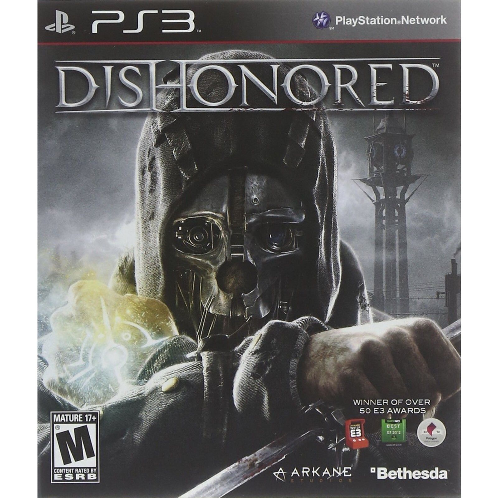 Dishonored (PS3) Tested. No scratches. New Case. Resealed.
