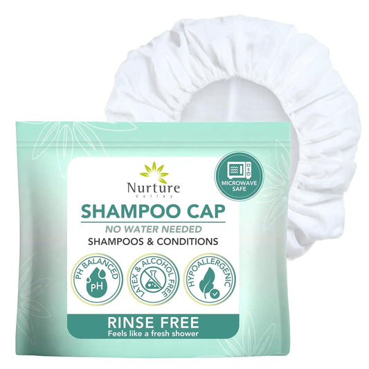 Nurture Valley Shampoo Cap NO WATER REQUIRED - Cleans & Condition Without Water