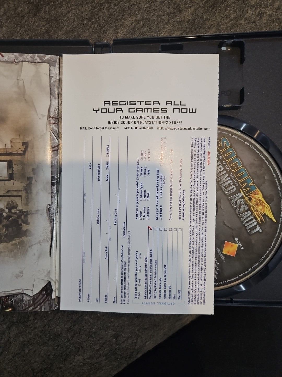 Socom 2 US Navy Seals - Sony PlayStation 2