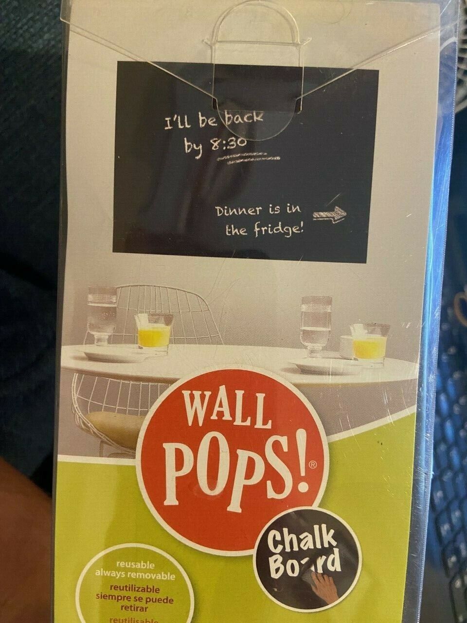 Wall Pops Chalk Board / Message Board 783784 17.5" x 24"