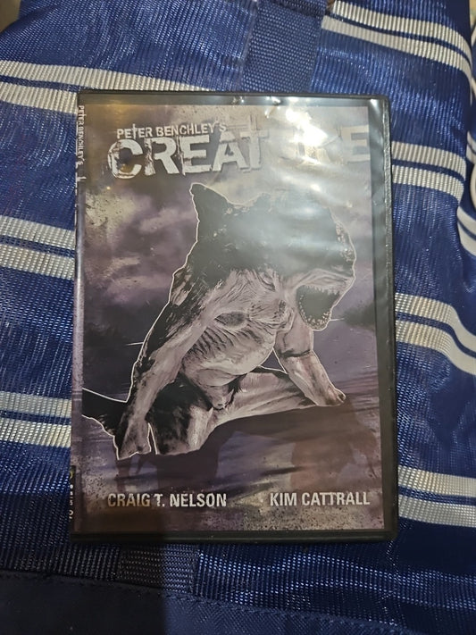 Peter Benchley's Creature (DVD, 1998) Tested slim case cropped artwork.