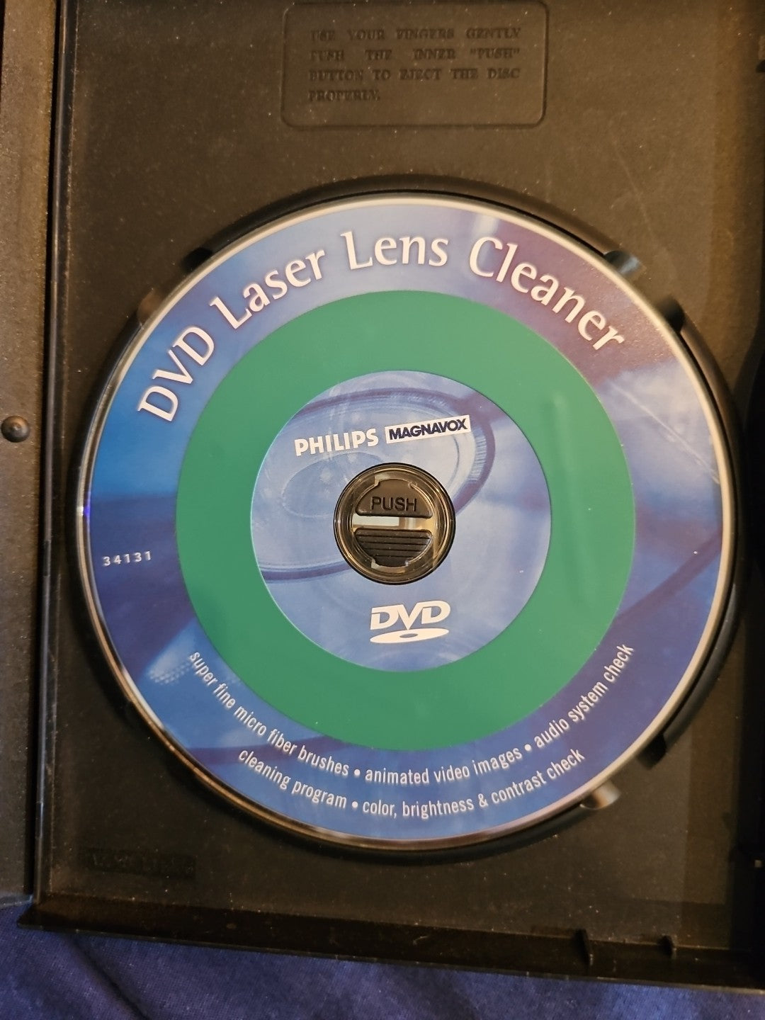 Philips Magnavox DVD Laser Lens Cleaner Cleaning Kit