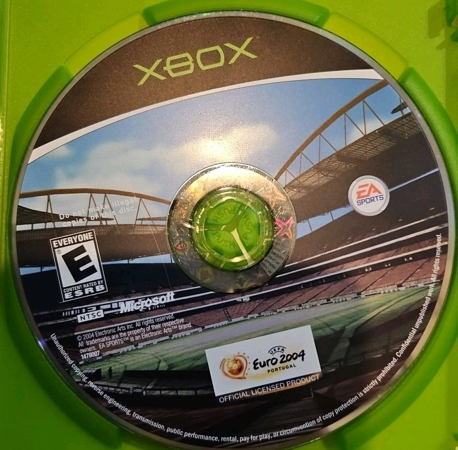 UEFA Euro 2004: Portugal (Microsoft Xbox, 2004) Tested. No Scratches. New Case