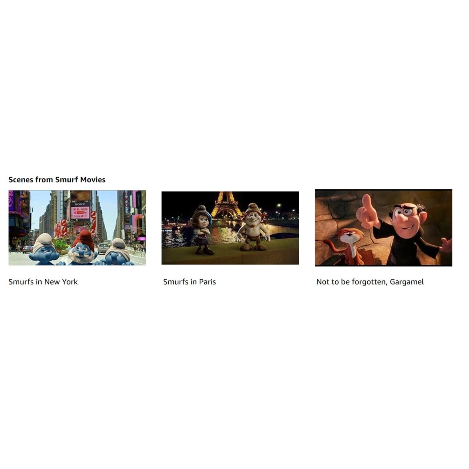 The Smurfs 1 & 2, Smurfs Christmas Carol & Smurfs Legend Of Smurfy Hollow (DVD) 