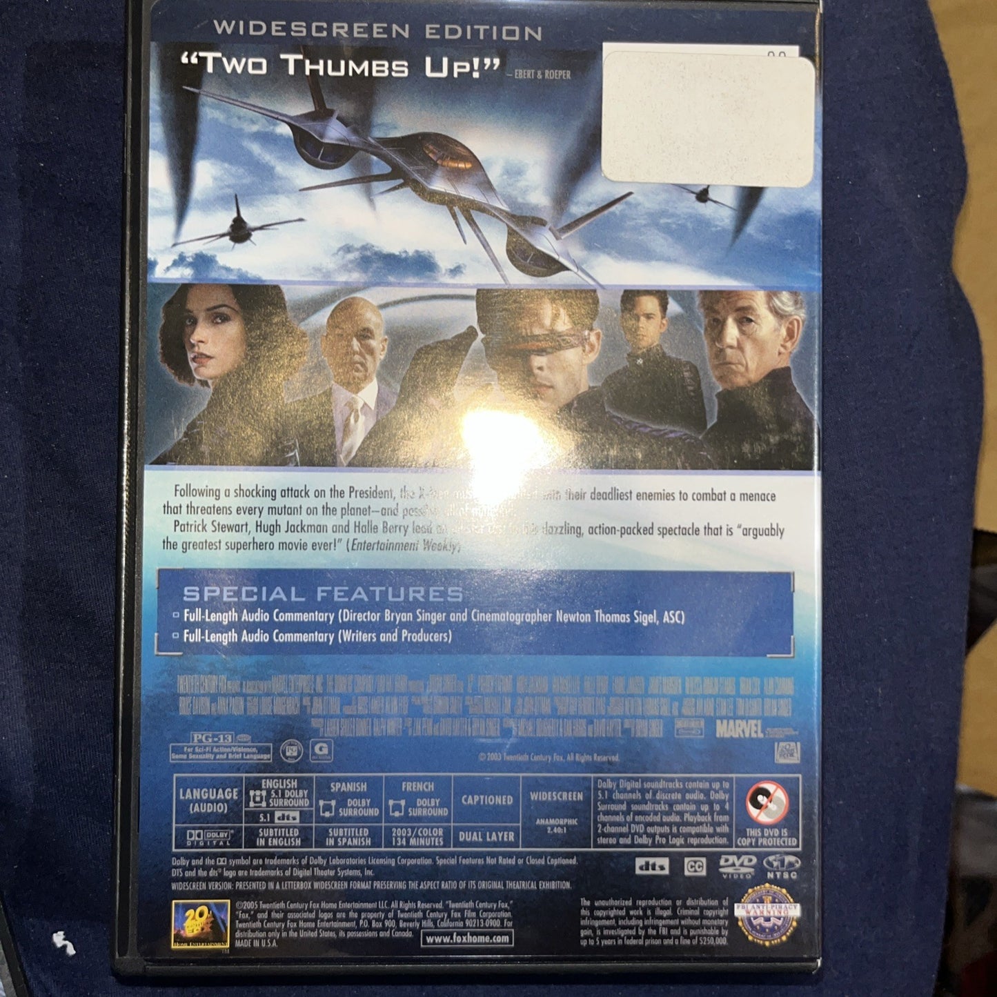 X-Men Trilogy Pack (DVD, 2009, 3-Disc Set, Widescreen) Sealed. Box Wear