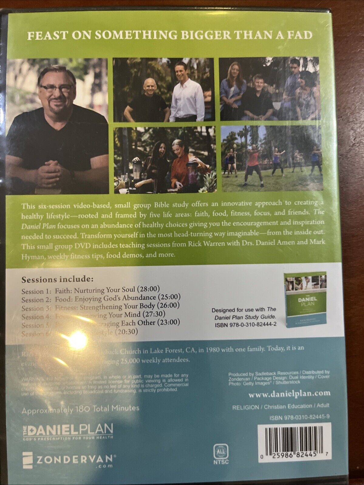 The Daniel Plan Video Study: 40 Days to a Healthier Life (DVD) BRAND NEW