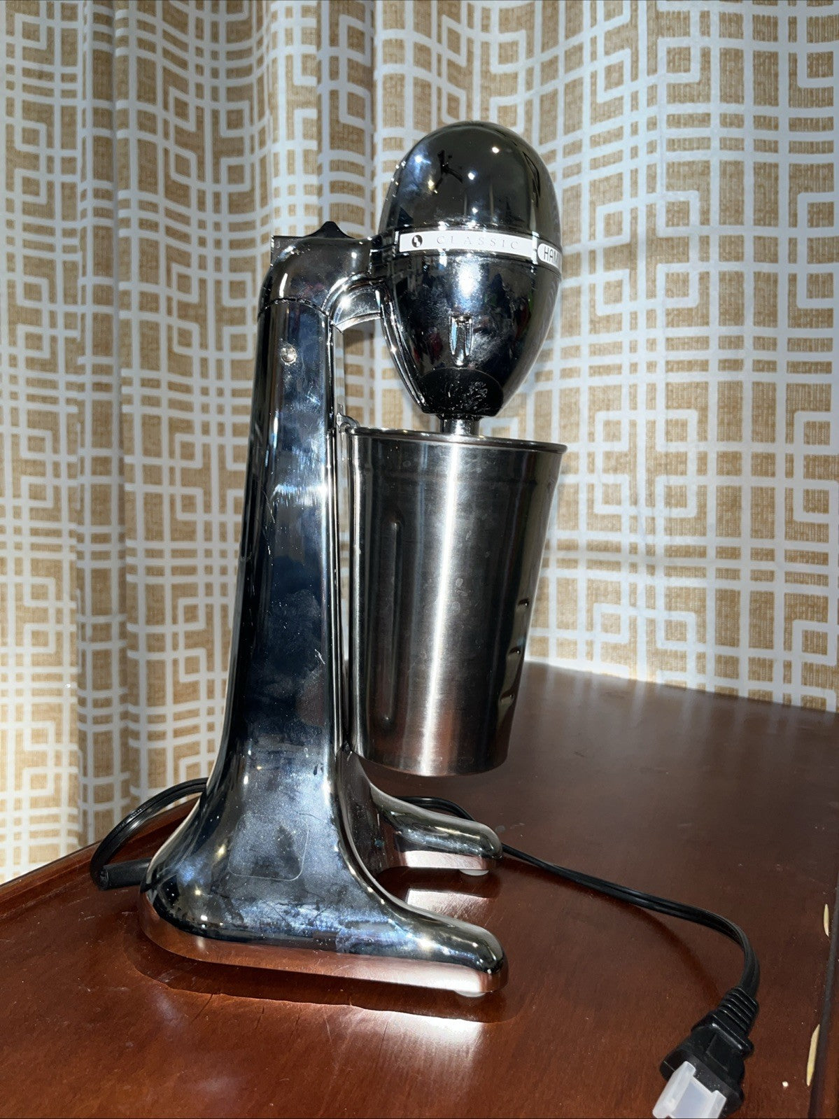 Hamilton Beach Classic Drink Master Chrome Countertop Shake Mixer. Tested