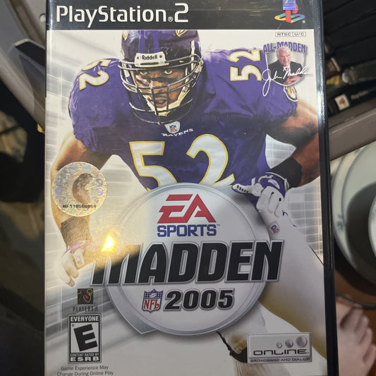 Madden NFL 2005 CIB Sony PS2 Playstation 2