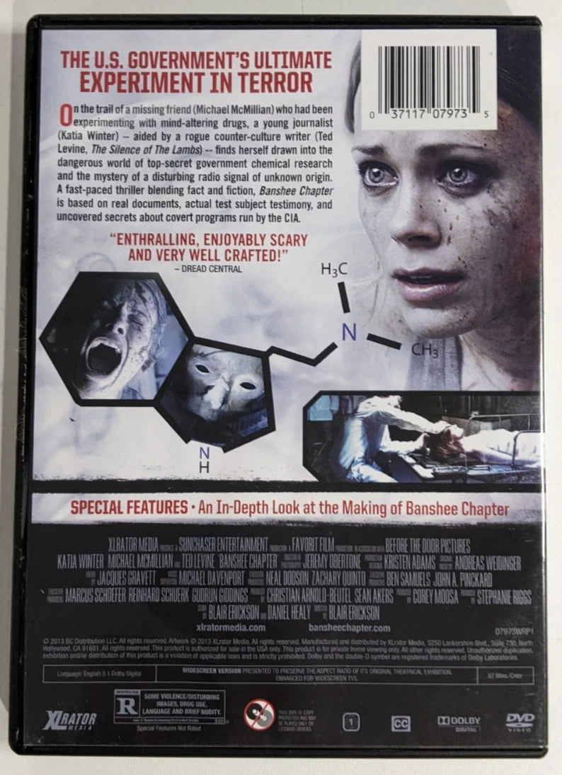 Banshee Chapter (DVD, 2014) new
