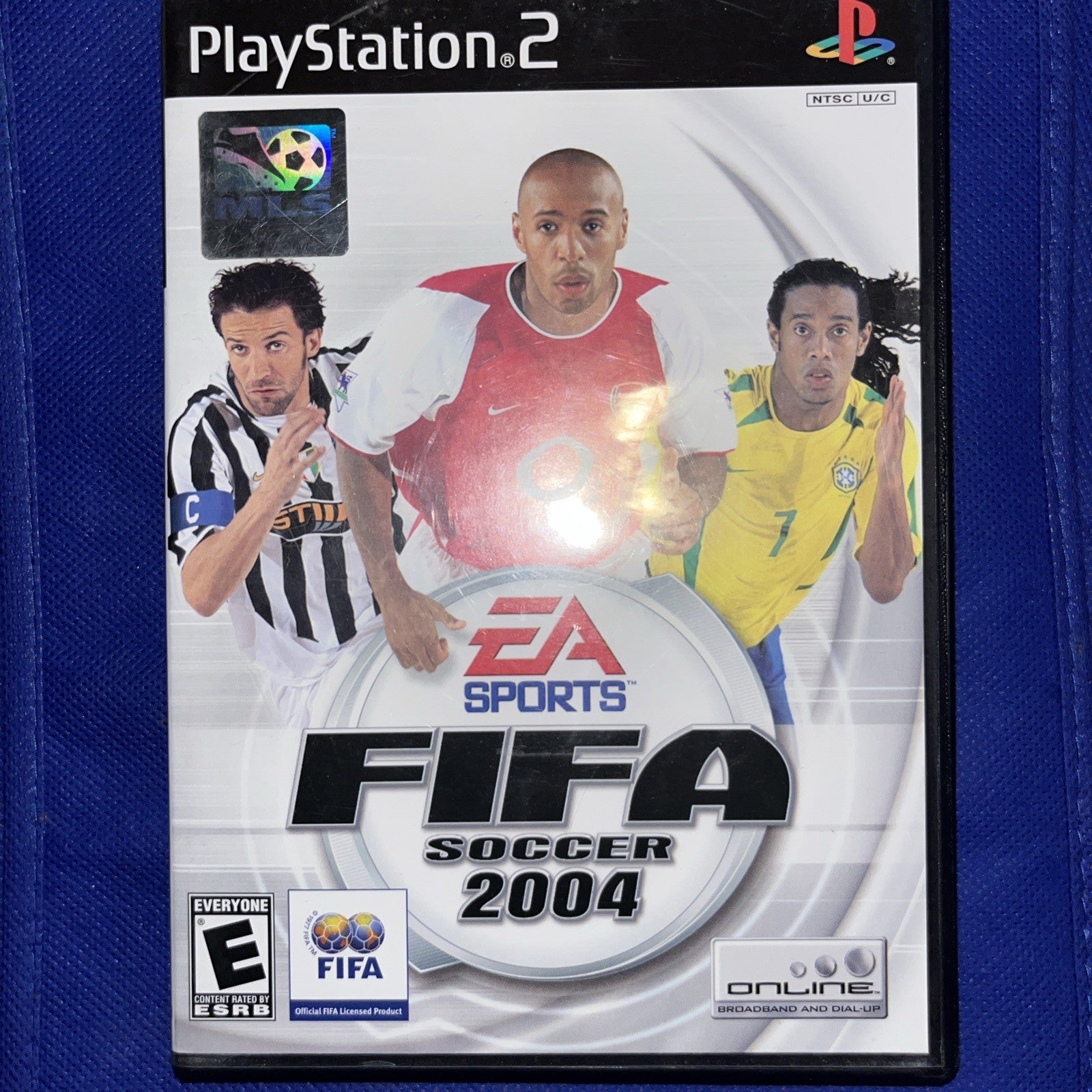 FIFA Soccer 2004 (PS2) Original Case + Manual + Reg + Tested Disc