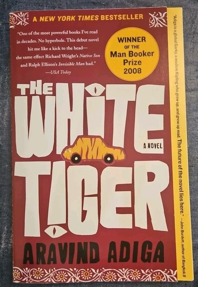 White Tiger : A Novel by Aravind Adiga (2008, Trade Paperback)