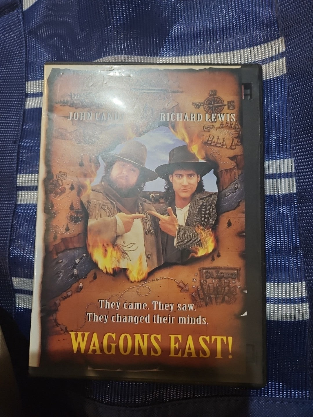 Wagons East (DVD, 1994) Tested slim case cropped Artwork