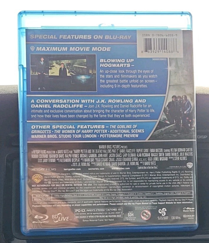 Harry Potter & the Deathly Hallows, Part 1 & 2 (Blu-ray) Brand new sealed