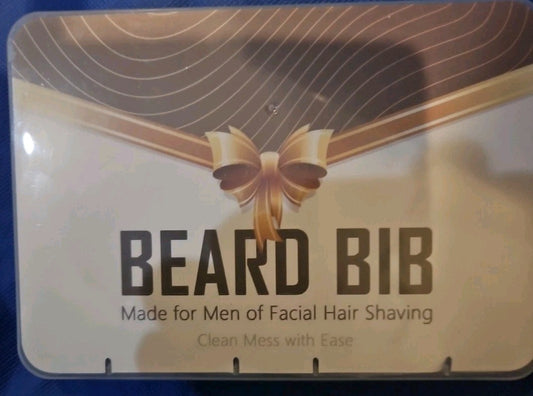Men Beard Shaving Bib – No-Mess Hair Trimming Catcher Grooming Apron Cape