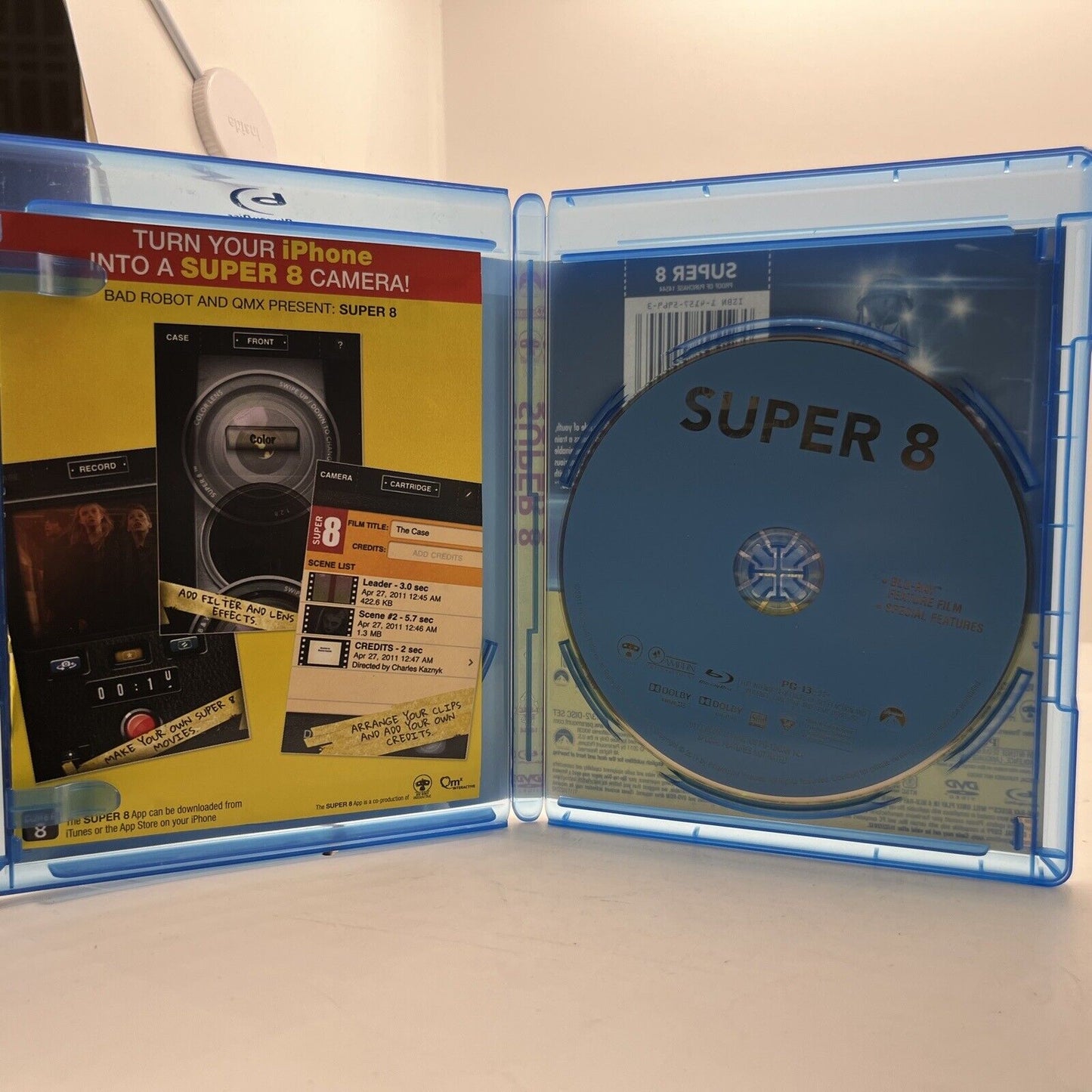 Super 8 (Blu-ray, 2011) No DVD.  No Digital Copy