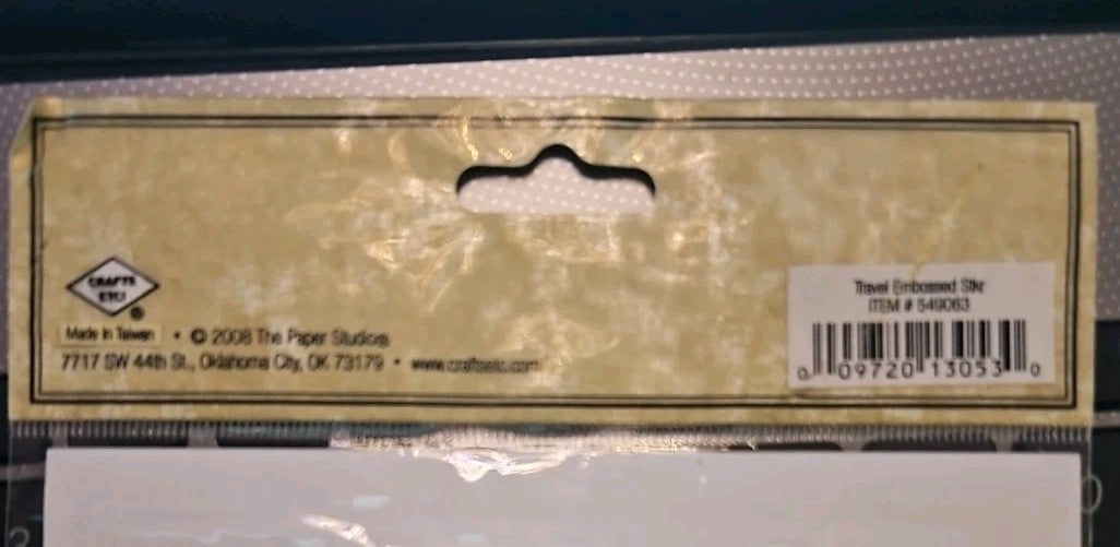 Stickabilities Embossed And Glittered Travel Stickers