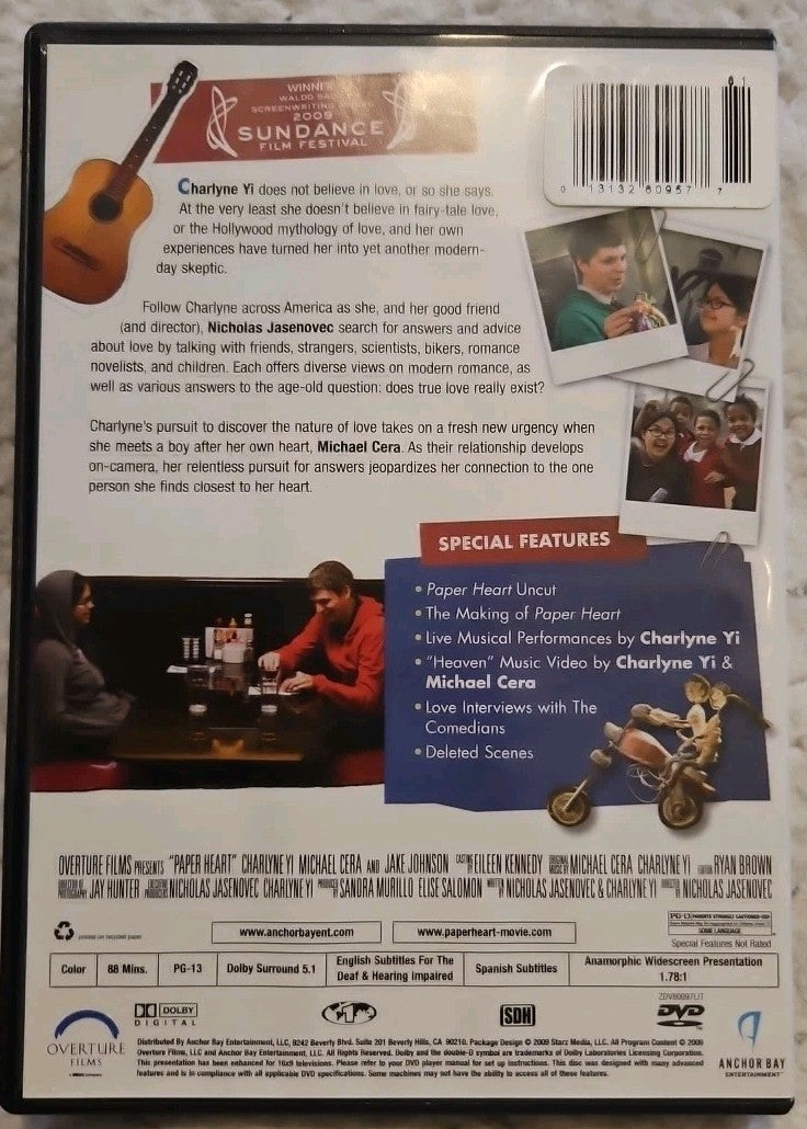 Paper Heart (DVD) Brand new sealed.