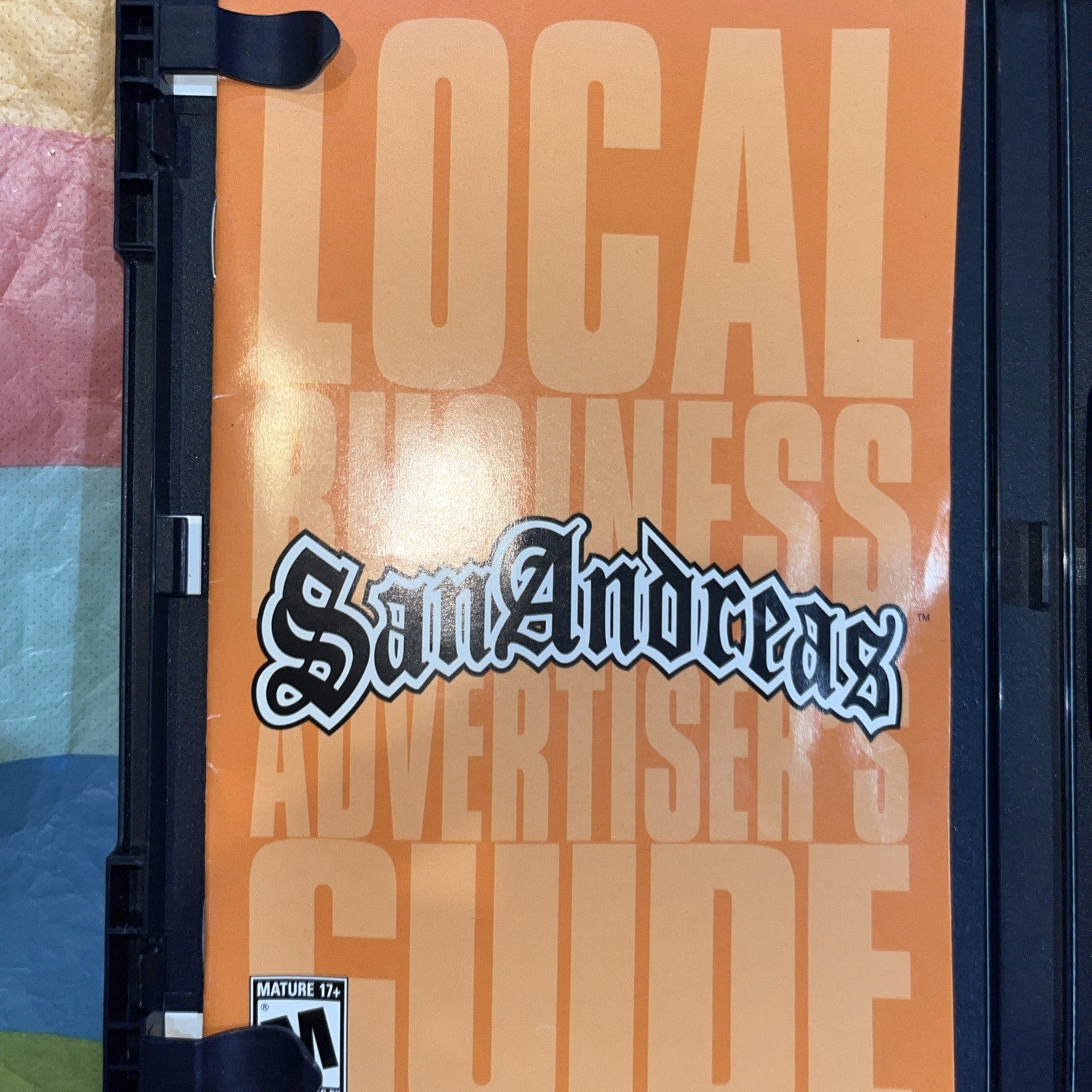 Grand Theft Auto: San Andreas (PS2) Tested. Manual. Original Case.